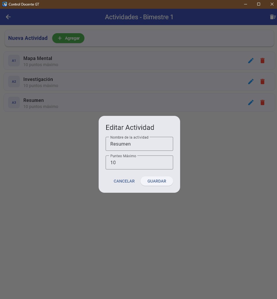 Configuración